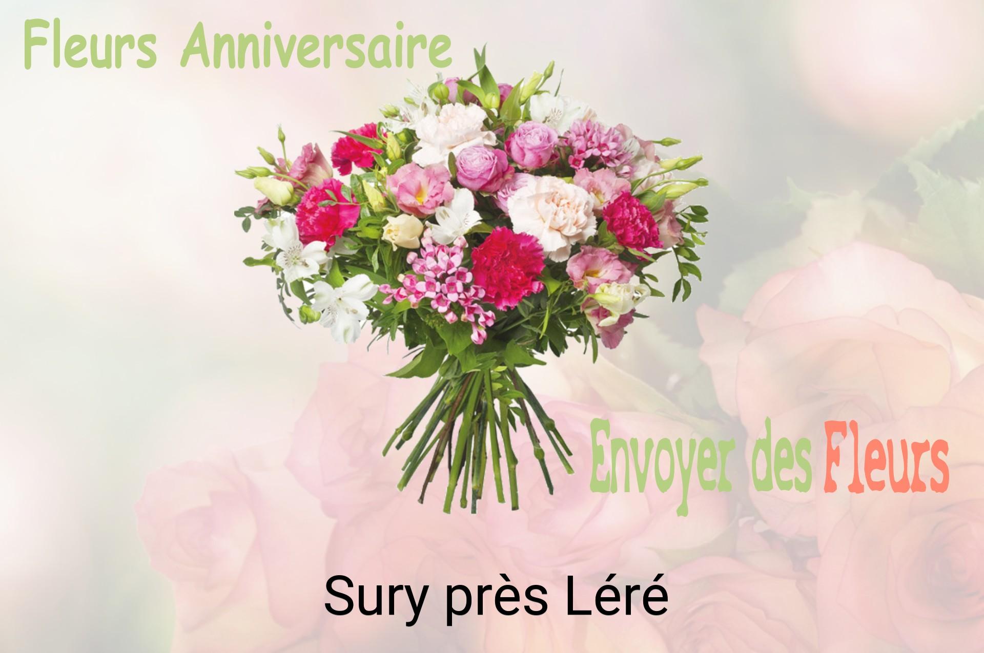Bouquet de fleurs d’anniversaire livré à Sury-près-Léré